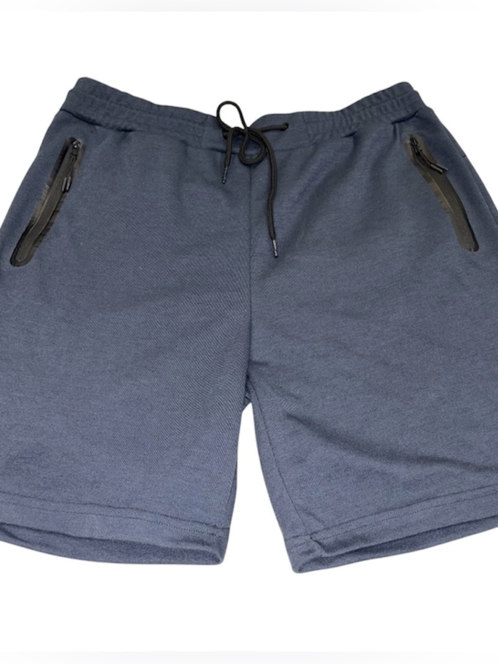 Mens Navy Drawstring Athletic Shorts